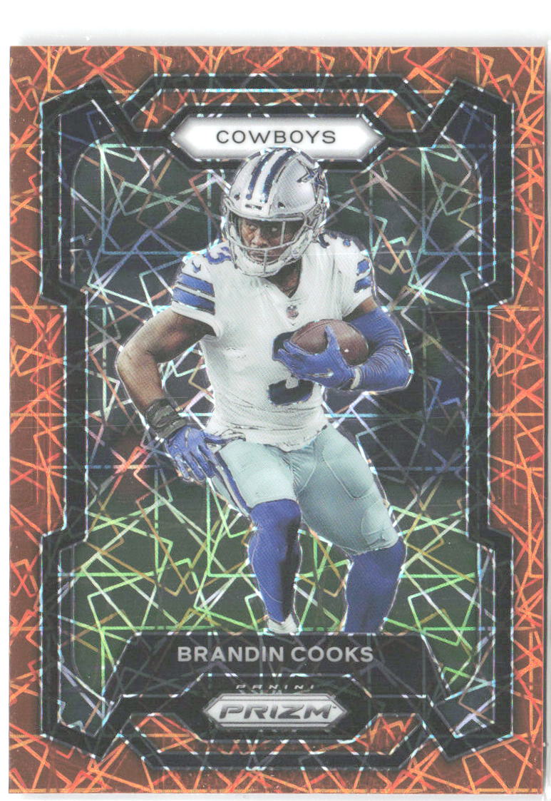 Brandin Cooks Panini Prizm - Lazer 71 2023 Dallas Cowboys
