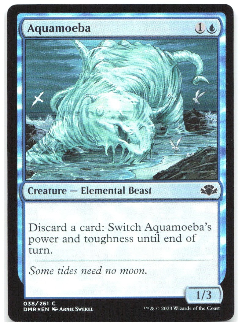 Aquamoeba Foil C Dominaria Remastered 38 NM Arnie Swekel