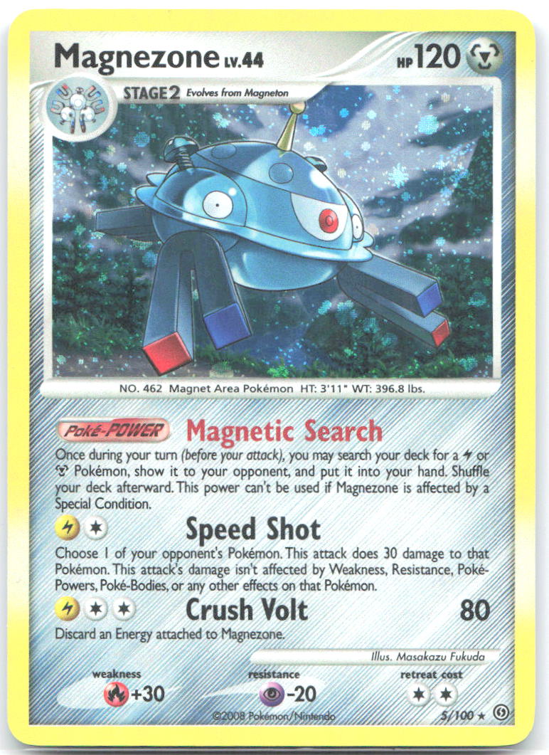 Magnezone 5 Holo Rare Stormfront 5/100 LP Masakazu Fukuda