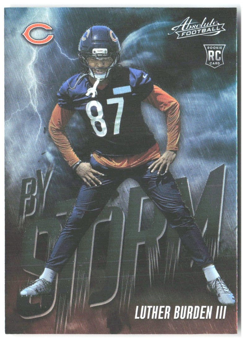 Luther Burden III Panini Absolute - By Storm 9 2025 Chicago Bears