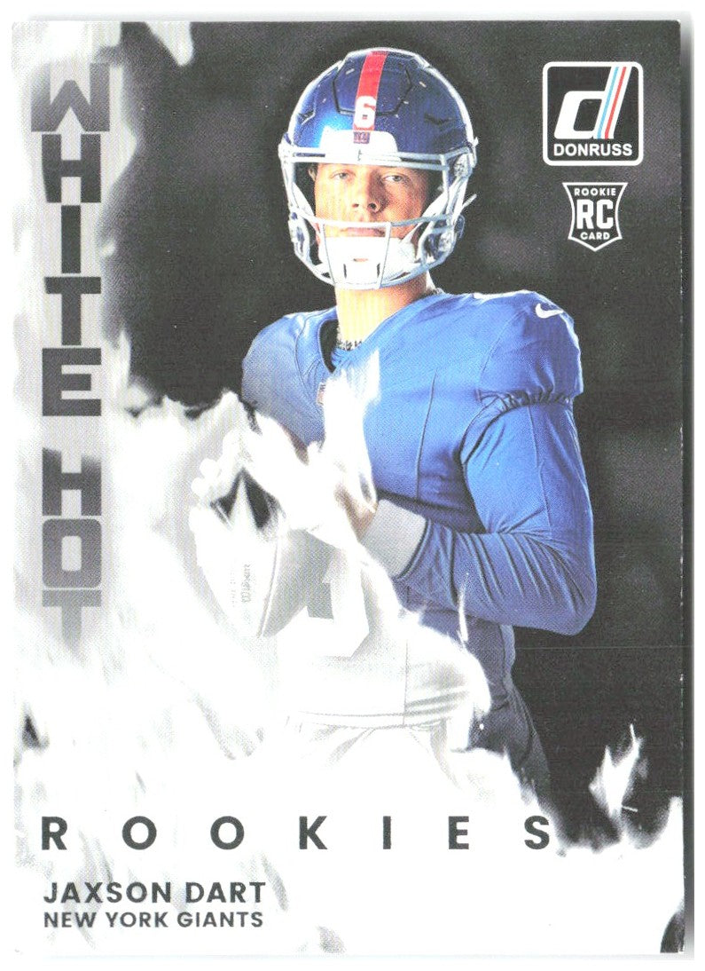 Jaxson Dart Donruss - White Hot Rookies WHR-JXD 2025 New York Giants