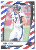 Josey Jewell Panini Prizm - Red White and Blue 42 2024 Carolina Panthers