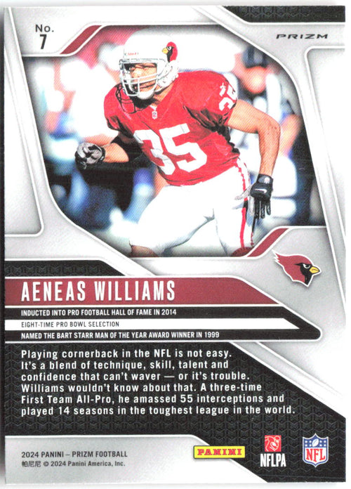 Aeneas Williams Panini Prizm - Disco 7 2024 Arizona Cardinals