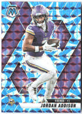 Jordan Addison Panini Mosaic - Mosaic Reactive Blue 88 2025 Minnesota Vikings