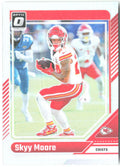 Skyy Moore Donruss Optic - Holo 96 2024 Kansas City Chiefs