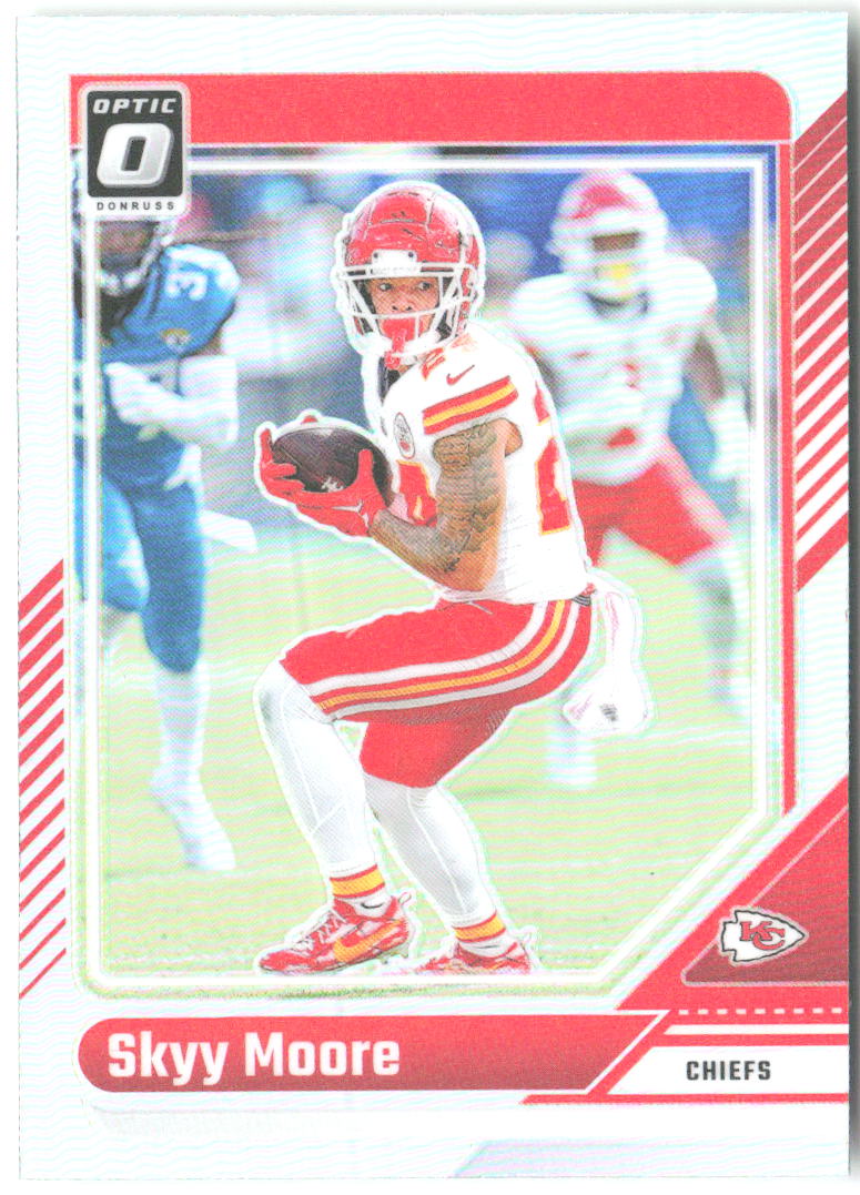 Skyy Moore Donruss Optic - Holo 96 2024 Kansas City Chiefs