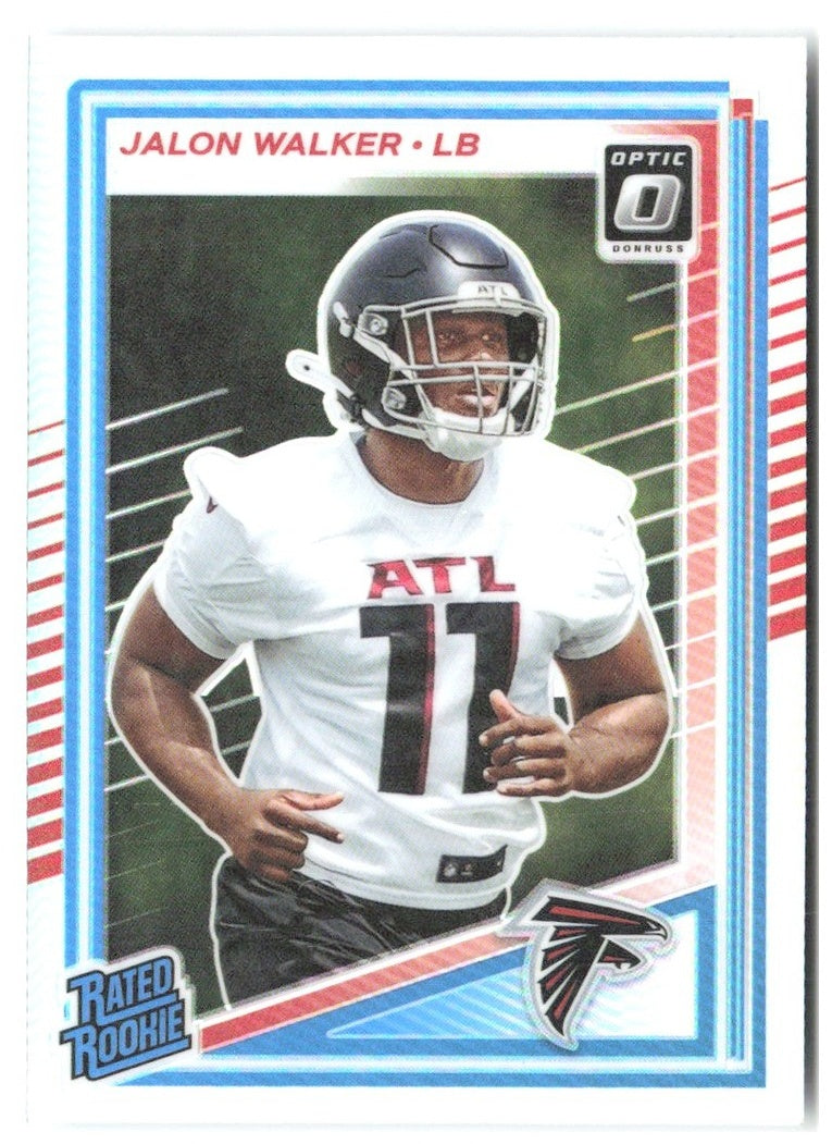 Jalon Walker Donruss Optic - Holo 290 2025 Atlanta Falcons