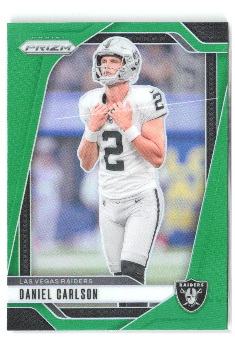Daniel Carlson Panini Prizm - Green 153 2024 Las Vegas Raiders