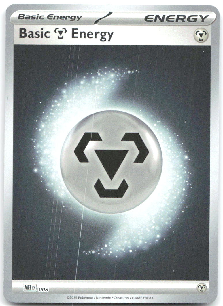 Basic Metal Energy - 008 Reverse Holo Common MEE: Mega Evolution Energies 8 NM