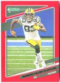 Marquez Valdes-Scantling Donruss - Press Proof Red 160 2021 Green Bay Packers