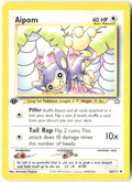 Aipom 1st Edition Uncommon Neo Genesis 026/111 NM Hironobu Yoshida