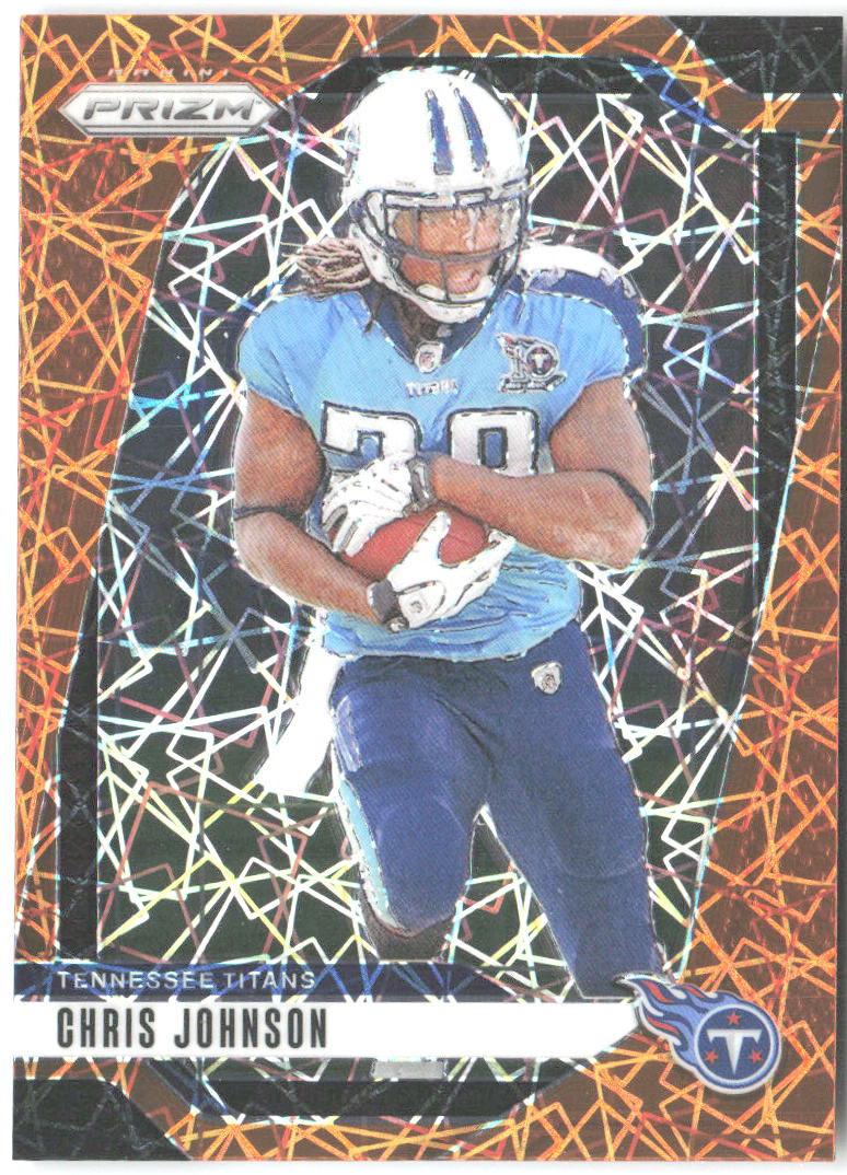 Chris Johnson Panini Prizm - Lazer 284 2024 Tennessee Titans