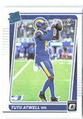 Tutu Atwell Donruss Optic - Holo 220 2021 Los Angeles Rams