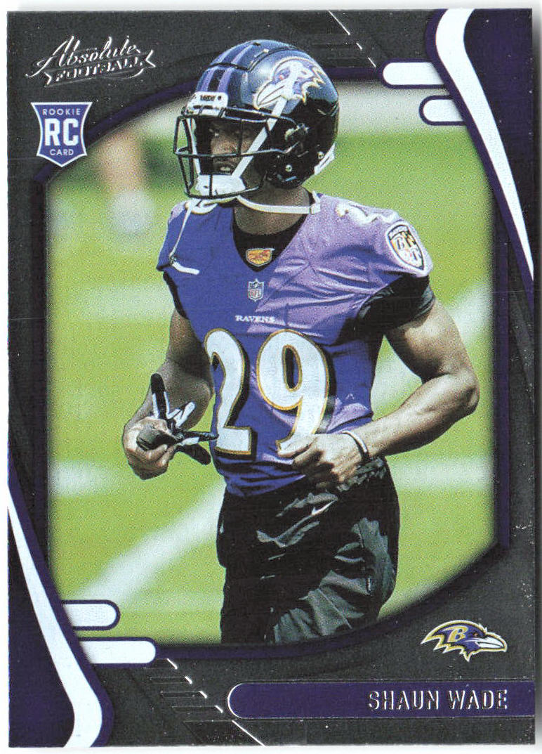 Shaun Wade Panini Absolute - Retail 145 2021 Baltimore Ravens RC