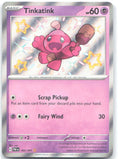Tinkatink Holo Shiny Rare SV: Paldean Fates 165/091 NM yuu