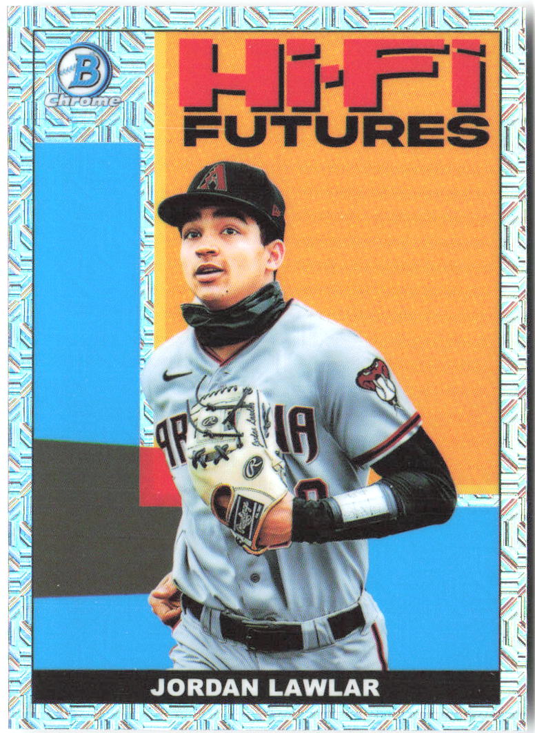 Jordan Lawlar Bowman - Hi-Fi Futures Mojo Refractors HIFI-13 2022 Diamondbacks