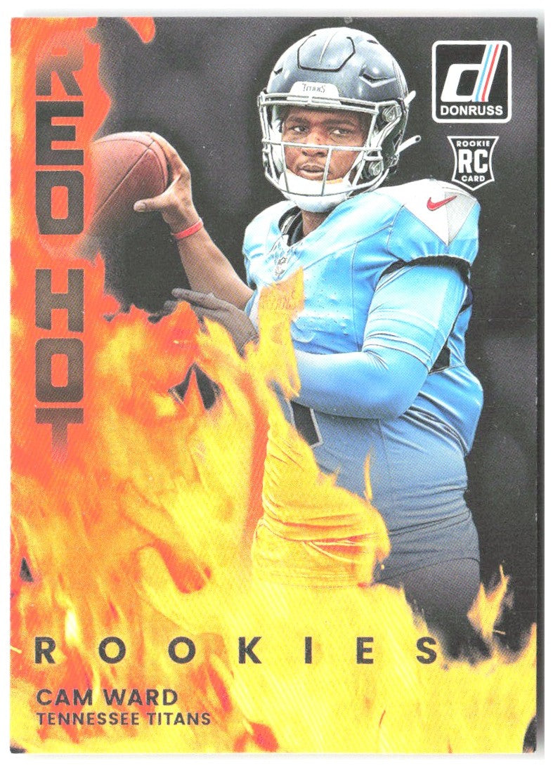 Cam Ward Donruss - Red Hot Rookies RHR-CMW 2025 Tennessee Titans