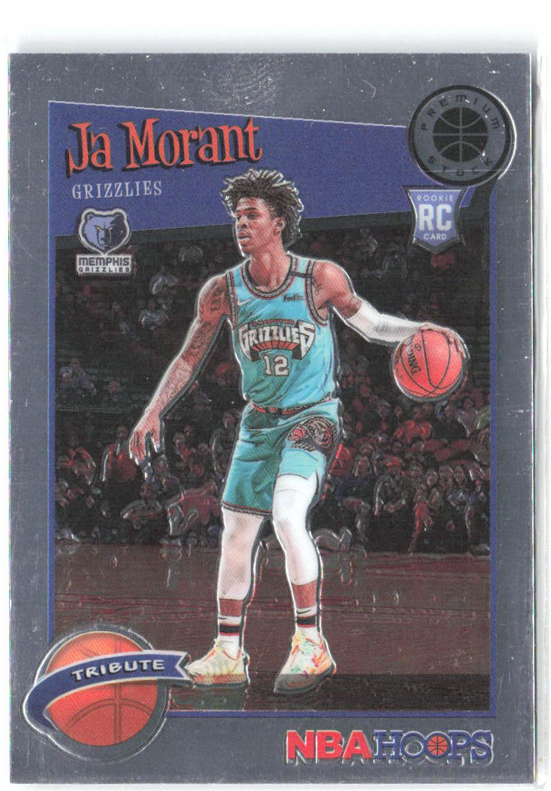 Ja Morant Hoops Premium Stock 297 2019-20 Memphis Grizzlies RC