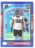 Ruke Orhorhoro Donruss Optic - Blue Hyper 287 2024 Atlanta Falcons