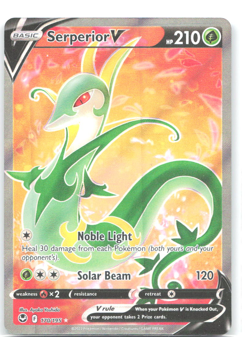 Serperior V Full Art Ultra Rare SWSH12: Silver Tempest 170/195 NM Ayaka Yoshida
