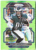 Dallas Goedert Panini Prizm - Neon Green Pulsar 220 2021 Philadelphia Eagles