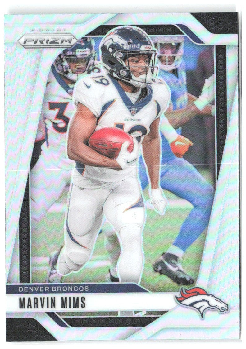 Marvin Mims Panini Prizm - Silver 88 2024 Denver Broncos