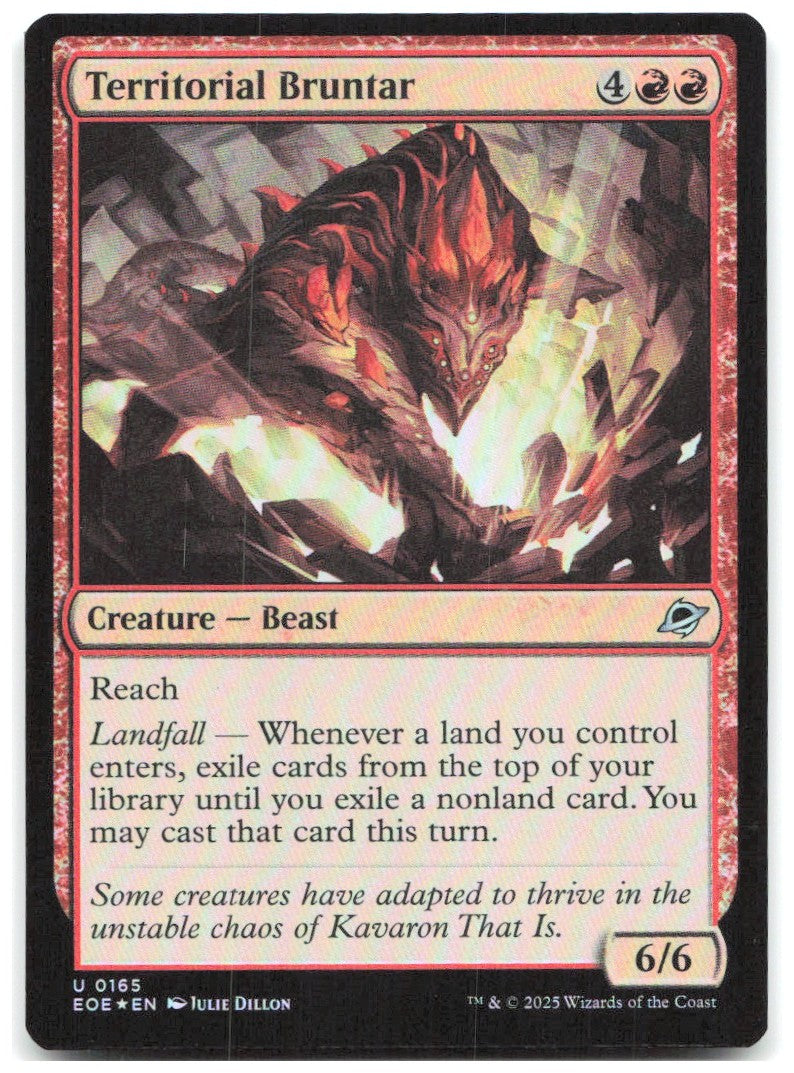 Territorial Bruntar Foil U Edge of Eternities 165 NM Julie Dillon