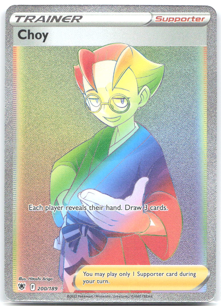 Choy Secret Holo Secret Rare SWSH10 Astral Radiance 200/189 NM OKUBO