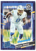 Daiyan Henley Donruss Optic - Purple Shock 263 2023 Los Angeles Chargers