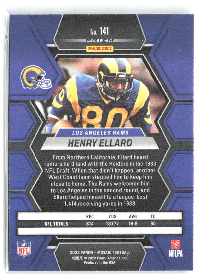 Henry Ellard Panini Mosaic - Mosaic 141 2023 Los Angeles Rams
