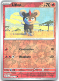 Litleo Reverse Holo Common SV: Prismatic Evolutions 015/131 NM Whisker