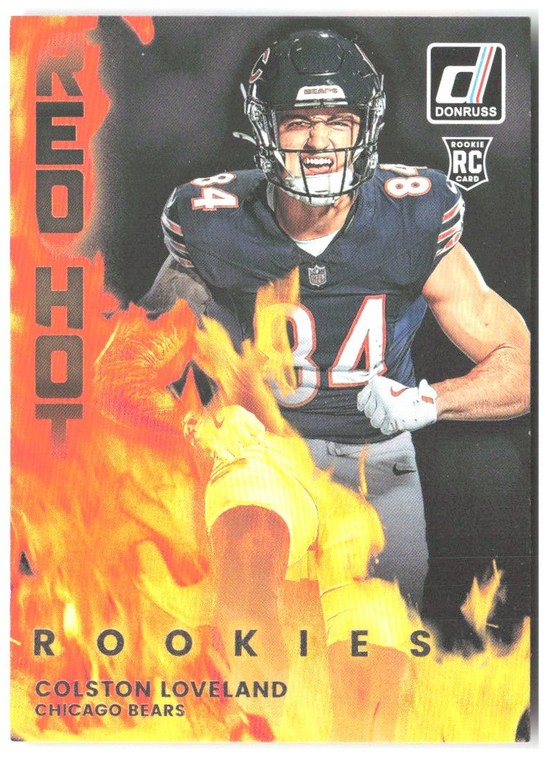 Colston Loveland Donruss - Red Hot Rookies RHR-CLV 2025 Chicago Bears