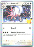 Hisuian Zoroark Holo Common ME 30th Celebration 123/128 NM Kamome Shirahama