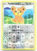 Teddiursa Reverse Holo Common SWSH03 Darkness Ablaze 138/189 NM Yukiko Baba