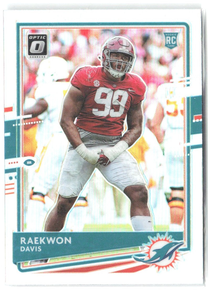 Raekwon Davis Donruss Optic - Holo 134 2020 Miami Dolphins
