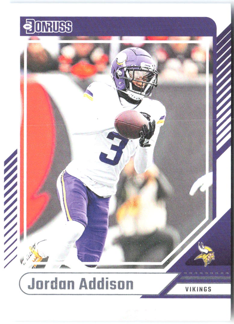 Jordan Addison Donruss 153 2024 Minnesota Vikings