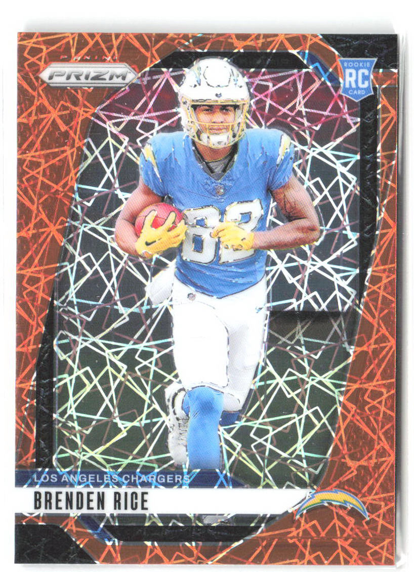 Brenden Rice Panini Prizm - Lazer 313 2024 Los Angeles Chargers