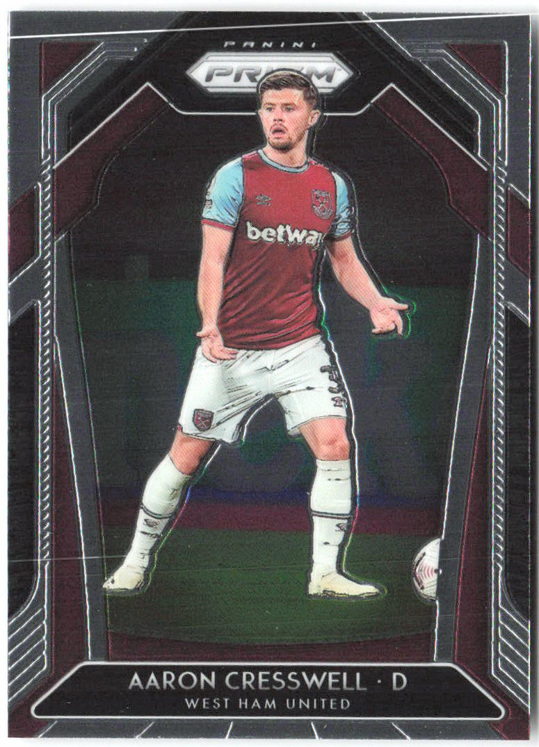 Aaron Cresswell Panini Prizm Premier League 182 2020-21 West Ham United