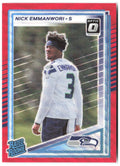 Nick Emmanwori Donruss - Optic Rated Rookies Red Wave 348 2025 Seattle Seahawks