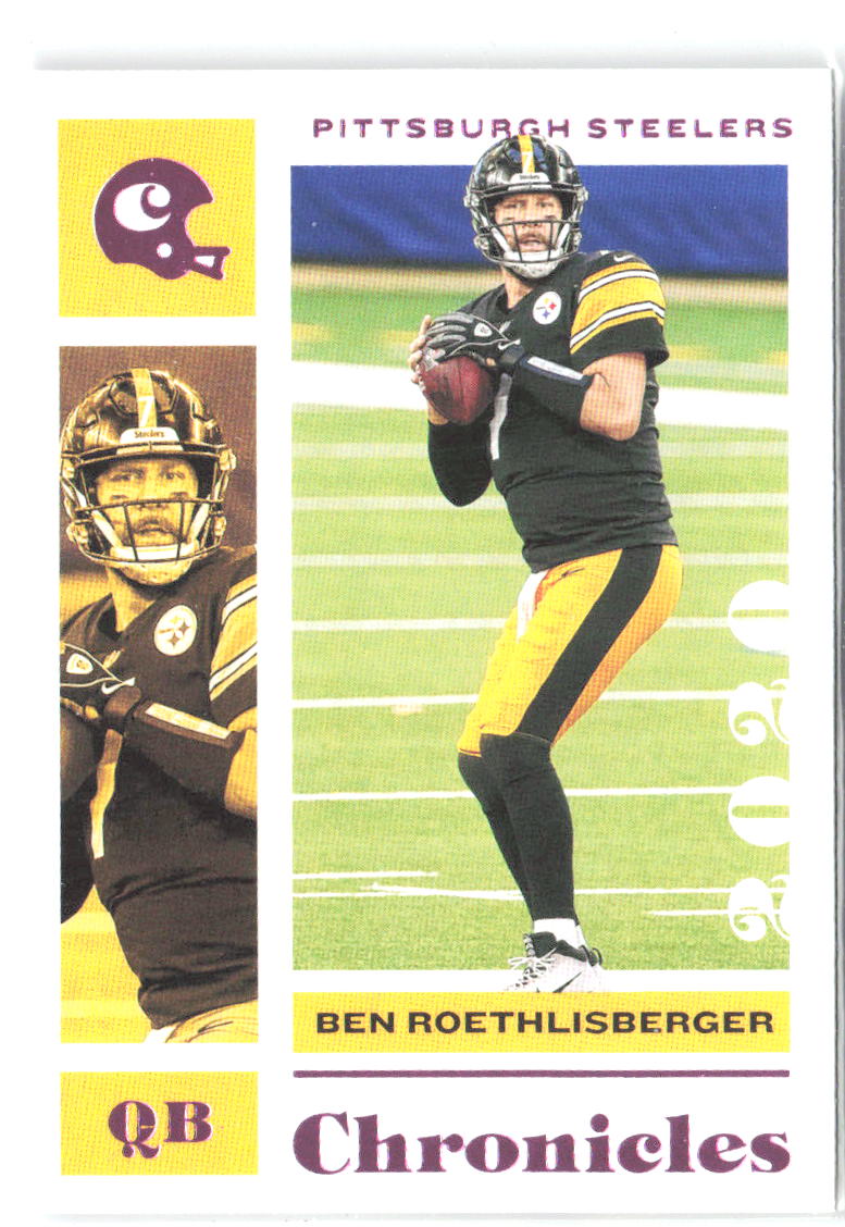 Ben Roethlisberger Panini Chronicles - Pink 80 2020 Pittsburgh Steelers