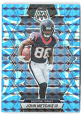 John Metchie III Panini Mosaic - Reactive Blue Mosaic 91 2023 Houston Texans