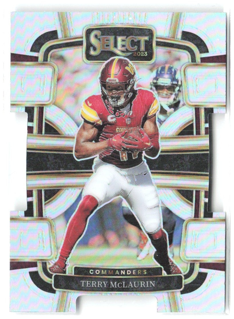 Terry McLaurin Select - Silver Prizms Die Cuts 99 2023 Washington Commanders