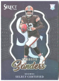 Shedeur Sanders Panini Select Select Certified Rookies 12 2025 Cleveland Browns