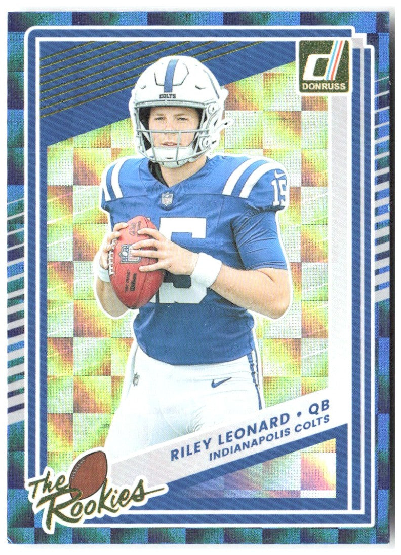 Riley Leonard Donruss - The Rookies 28 2025 Indianapolis Colts