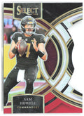 Sam Howell Select - Black and Red Prizms Die Cuts 158 2023 Washington Commanders