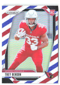 Trey Benson Panini Prizm - Red White and Blue 392 2024 Arizona Cardinals