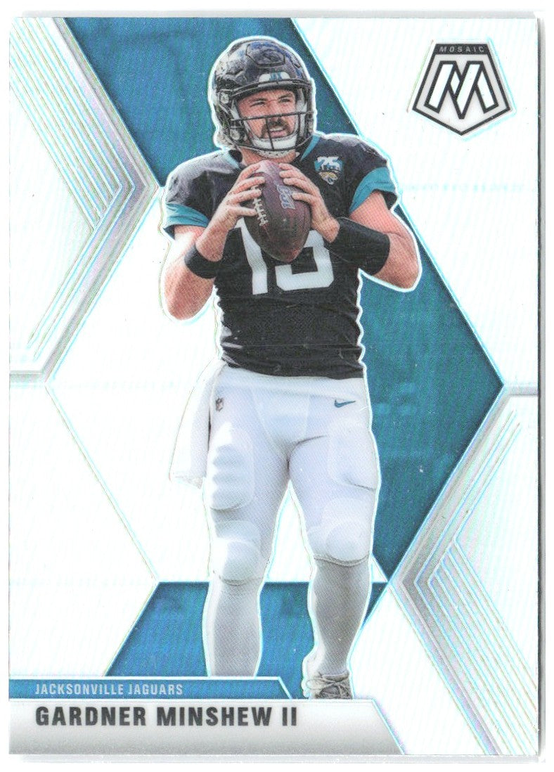 Gardner Minshew II Panini Mosaic - Prizm Silver 97 2020 Jacksonville Jaguars