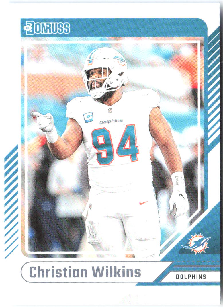 Christian Wilkins Donruss 284 2024 Miami Dolphins