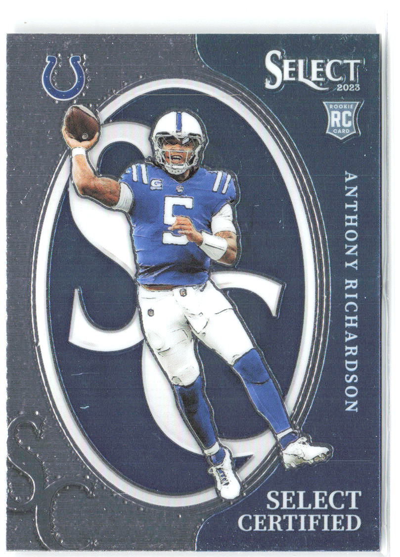 Anthony Richardson Panini Select Certified Rookies CRO-ARI 2023 Colts