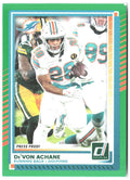 De’Von Achane Donruss - Press Proofs Green 110 2025 Miami Dolphins
